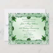 Invitation 55e anniversaire de mariage élégant 4,2 (Dos)