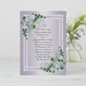 Invitation 55e anniversaire de mariage renouvellement de vœux (Debout devant)