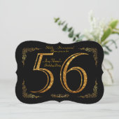 Invitation 56ème, fête d'anniversaire 56ème, grand Gatsby, no (Debout devant)