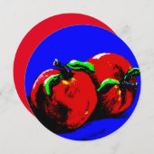 Invitation 5,25 x 5,25 Cercle d'invitation (Devant / Derrière)