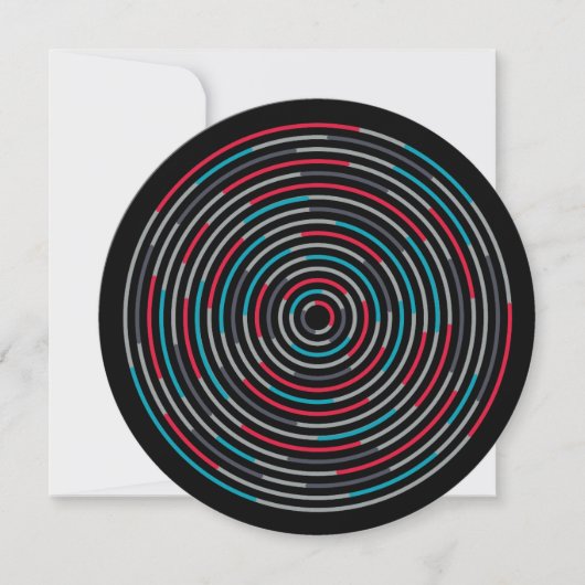Invitation 5,25 x 5,25 Cercle d'invitation - #Hypnotize (Devant)