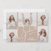 Invitation 5 Annonces De Diplôme Photo (Devant)