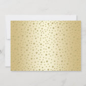 Invitation 5 ans de mariage or avec photo (Dos)