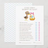 Invitation 5 Petits Canards | Devine qui maman ou papa ? (Devant / Derrière)