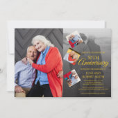 Invitation 5 photo 50e anniversaire de mariage d'or (Devant)