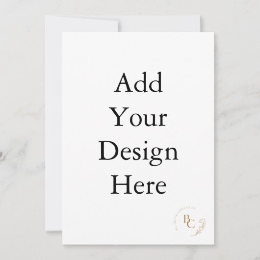 invitation 5 x 7 " (Devant)