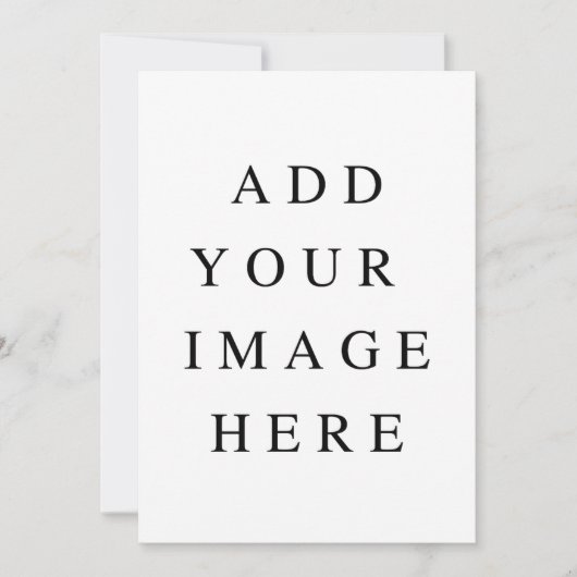 Invitation 5 x 7 en impression personnalisée (Devant)