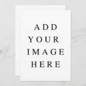 Invitation 5 x 7 en impression personnalisée (Devant / Derrière)