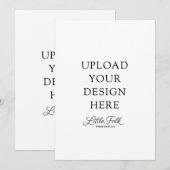 Invitation 5 x 7 po (Devant / Derrière)