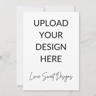 Invitation 5" x 7" Portrait Card