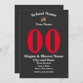 Invitation 5e 10e 15e 20e 30e 35e 40e 45e 50e (Devant / Derrière)