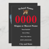 Invitation 5e 10e 15e 20e 30e 35e 40e 45e 50e (Devant / Derrière)