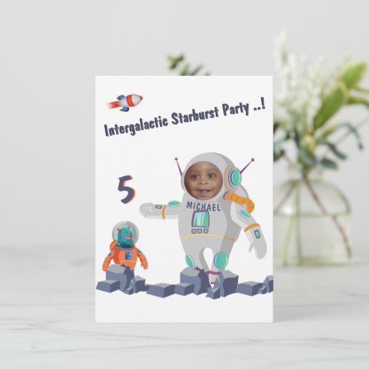 Invitation 5e anniversaire de l'astronaute (Debout devant)