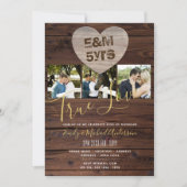 Invitation 5e anniversaire de mariage - AJOUTER DES PHOTOS x (Devant)
