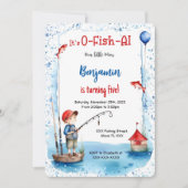 Invitation 5e anniversaire de pêche (Devant)