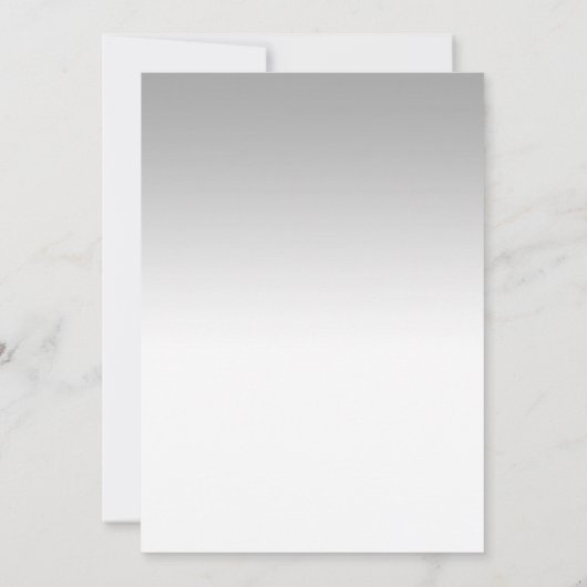 Invitation 5e anniversaire Mariage - Blanc argenté (Dos)