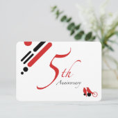 Invitation 5e anniversaire (mod birds) (Debout devant)