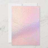 Invitation 5e Fête d'anniversaire de l'arc-en-ciel (Dos)