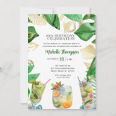 Invitation 5OTH Anniversaire Cocktail Fête (Devant)