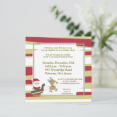 Invitation 5x5 Santas Arrivés à l'invitation de la ville (Debout devant)