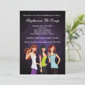 Invitation 5x7 Adolescents Ado Sweet 16 Anniversaire Invitati (Debout devant)