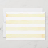 Invitation 5x7 Aquarelle moderne Rose Mariage de fleurs (Dos)