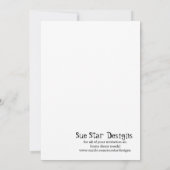 Invitation 5x7 Baby shower Brown Lady Bug (Dos)