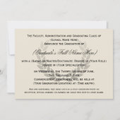 Invitation 5x7 Blue Crest College Annonces de graduation (Dos)