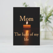 Invitation 5x7 Bracket d'invitation pour votre mère (Debout devant)