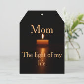 Invitation 5x7 Bracket d'invitation pour votre mère (Debout devant)