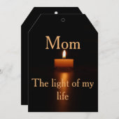 Invitation 5x7 Bracket d'invitation pour votre mère (Devant / Derrière)