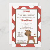 Invitation 5x7 Ferme Animal Horse Anniversaire Fête Invitatio (Devant / Derrière)