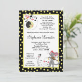 Invitation 5x7 Hey Diddle Diddle DidSery Baby shower Invitati (Debout devant)