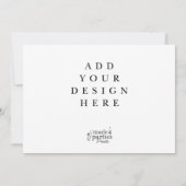 Invitation 5x7" Horizontal Landscape Cards (Dos)