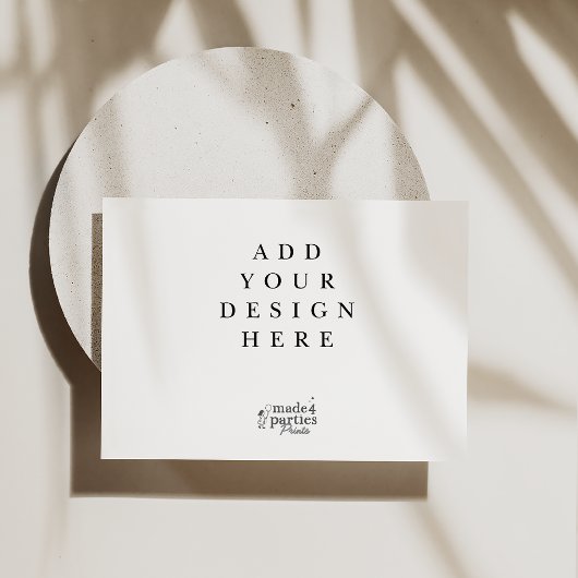 Invitation 5x7" Horizontal Landscape Cards