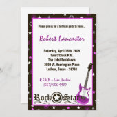 Invitation 5x7 - Invitation d'anniversaire Grils R (Devant / Derrière)