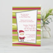 Invitation 5x7 Jolly St.Nick (Debout devant)