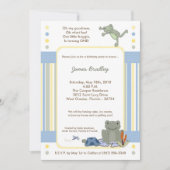 Invitation 5x7 Leap Frog Turtle Bee Anniversaire Fête Invitat (Devant)