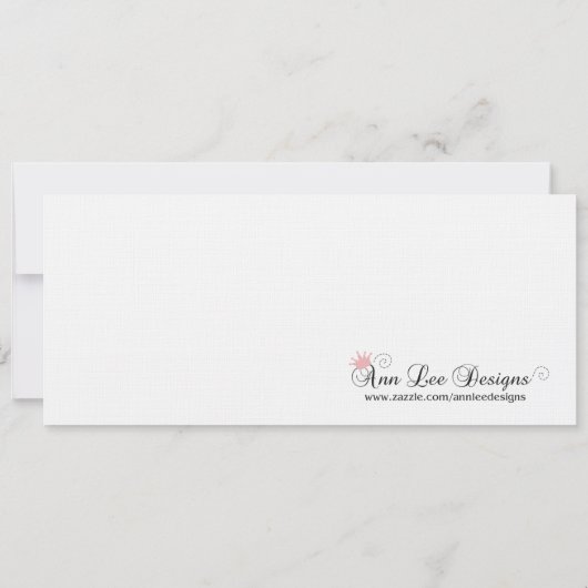 Invitation 5x7 Polka Dot Ornate Sweet 16 Anniversaire Invitat (Dos)