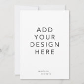 Invitation 5x7 pouces (Dos)