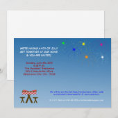 Invitation 5x7 Quatrième 4 juillet (Devant / Derrière)