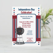 Invitation 5x7 Quatrième 4 juillet (Debout devant)