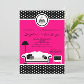 Invitation 5x7 Sassy Mobilier Sweet 16 Anniversaire Invitatio (Debout devant)