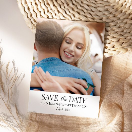Invitation 5x7 Save the Date avec photo