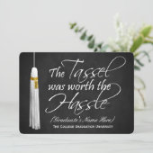 Invitation 5x7 Tassel valait la peine de l'Hassle College Gra (Debout devant)