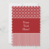 Invitation 5x7, texte personnalisé avant et arrièr (Dos)