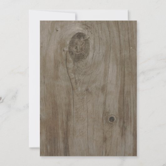 Invitation 60 Anniversaire Rustique - Fleurs violettes Mason  (Dos)