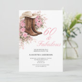 Invitation 60 ans et Fabuleux Fleurs occidentales 60e anniver (Debout devant)