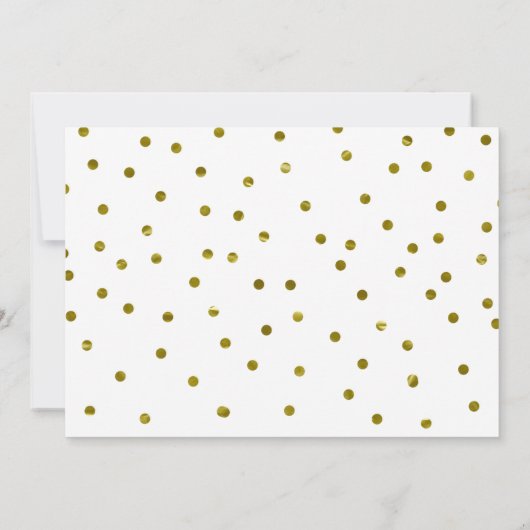 Invitation 60 Ballons d'or & Confetti 60e fête d'anniversaire (Dos)