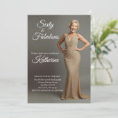 Invitation 60 et Fabuleux | Fête d'anniversaire 60 ans (Debout devant)